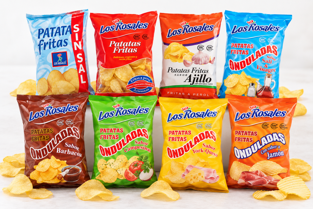Snacks sin gluten ni lactosa