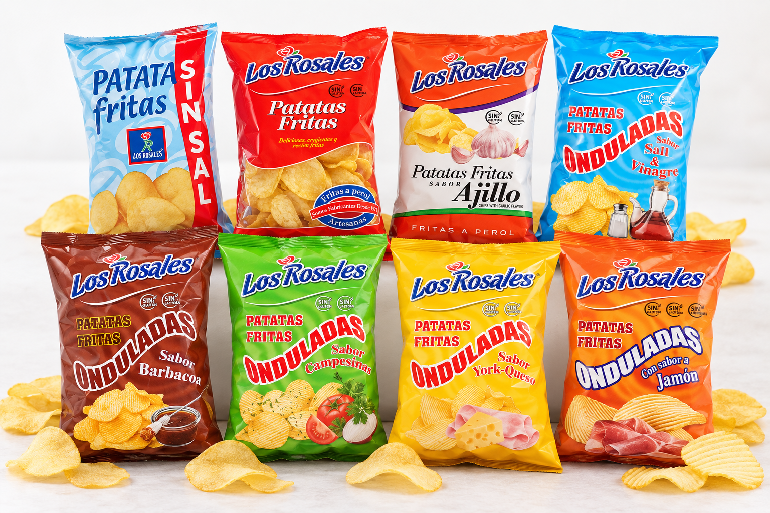Snacks sin gluten ni lactosa